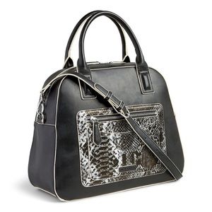 Vera Bradley Bowler Satchel Black